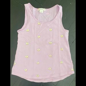 Crewcuts Donut Glitter Tank Top - 2 Years